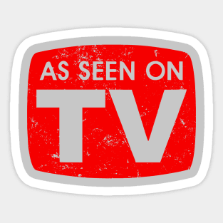 As Seen on TV Sticker